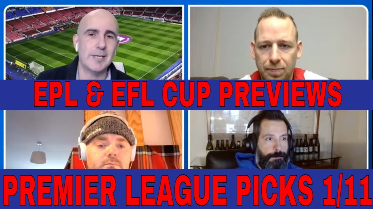 ⚽ Premier League Soccer Picks and Predictions | EPL and EFL Cup Preview | Stoppage Time