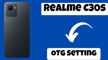 Realme C30s OTG Setting || OTG Problem Fix ||  How to connect pendrive