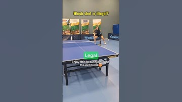 Which shot is illegal? answers and explanations #tabletennis #pingpong