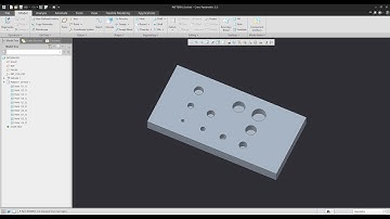 Creo 5.0 tutorial: How to create Dimension Pattern