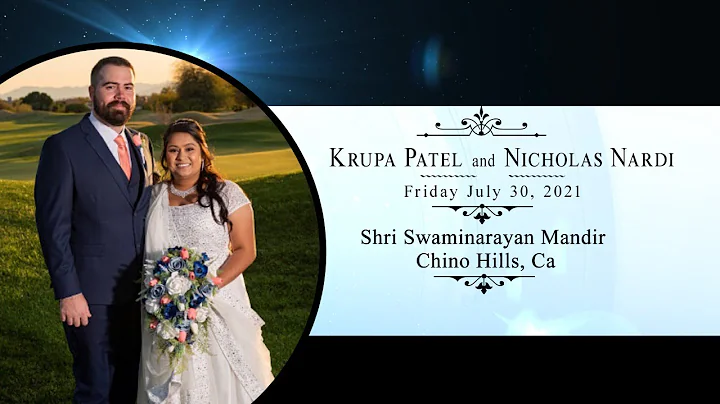 Krupa Patel and Nicholas Nardi Wedding Live