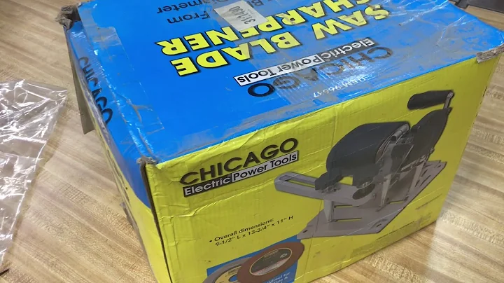 REVIEW saw blade sharpener Harbor freight Chicago electric 96687