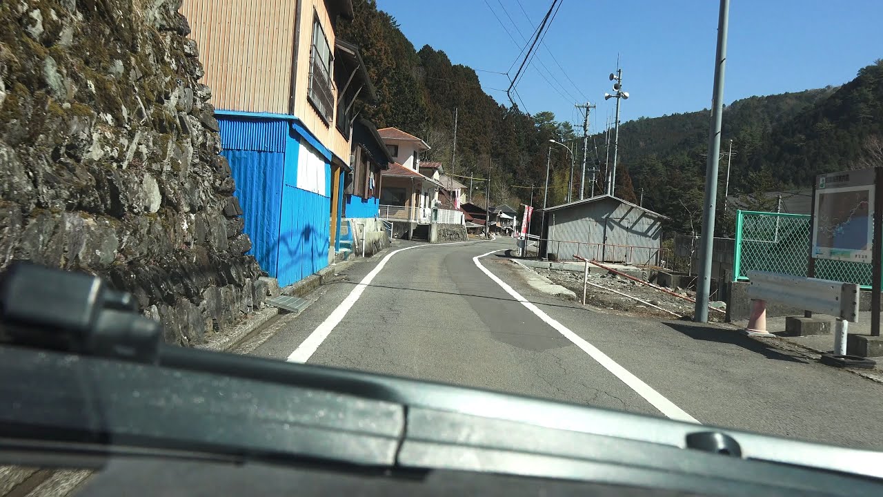 4K　愛媛県道47号→6号　南行き　等速　愛媛県新居浜市→旧別子山村→四国中央市・三島