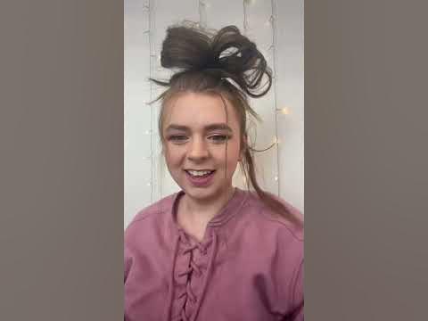  Messy Bun Fail 😅 #Shorts - YouTube