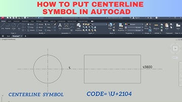 centerline symbol autocad
