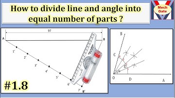 How to divide 97 mm long line into 7 equal parts