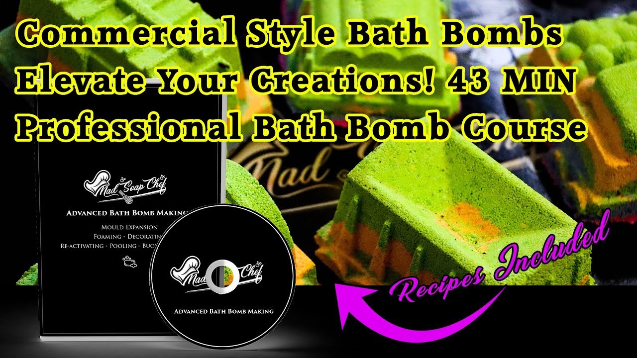 Advanced Bath Bomb Making Course / Professional Bath Bombs Commercial Style YouTube