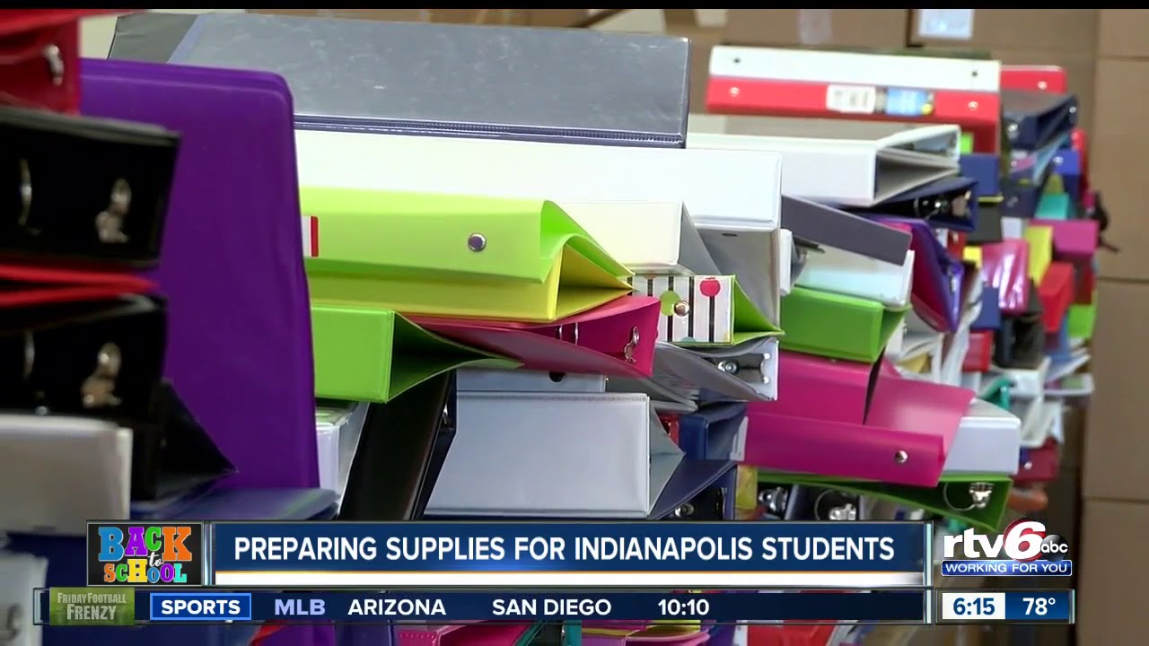 Indy Back Pack Attack offers free school supplies to students - YouTube