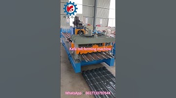 Kefa-step tile roll forming machine#rollformingmachine #machine #factory #coil #copper #greenhouse
