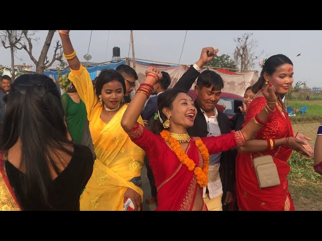 Dhoom machai New Tharu Wedding Dance 2022||AJYC SOUND||chanauli Chitwan class=