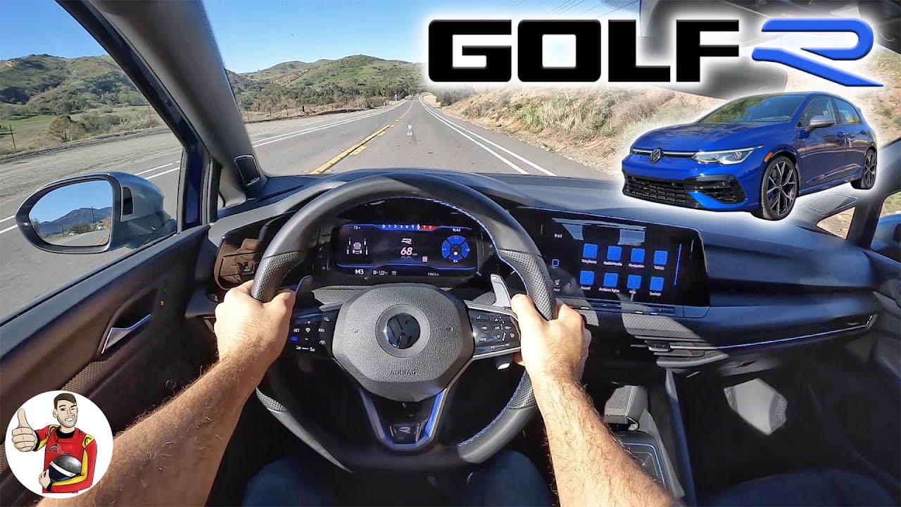 line backup android  Update 2022  2022 Volkswagen Golf R DSG POV Drive Review
