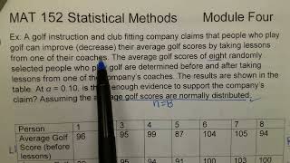 8.3 Testing the Difference of Means (Part 2/Example 1)