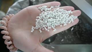 Twin screw  extruder underwater cutting granulation system