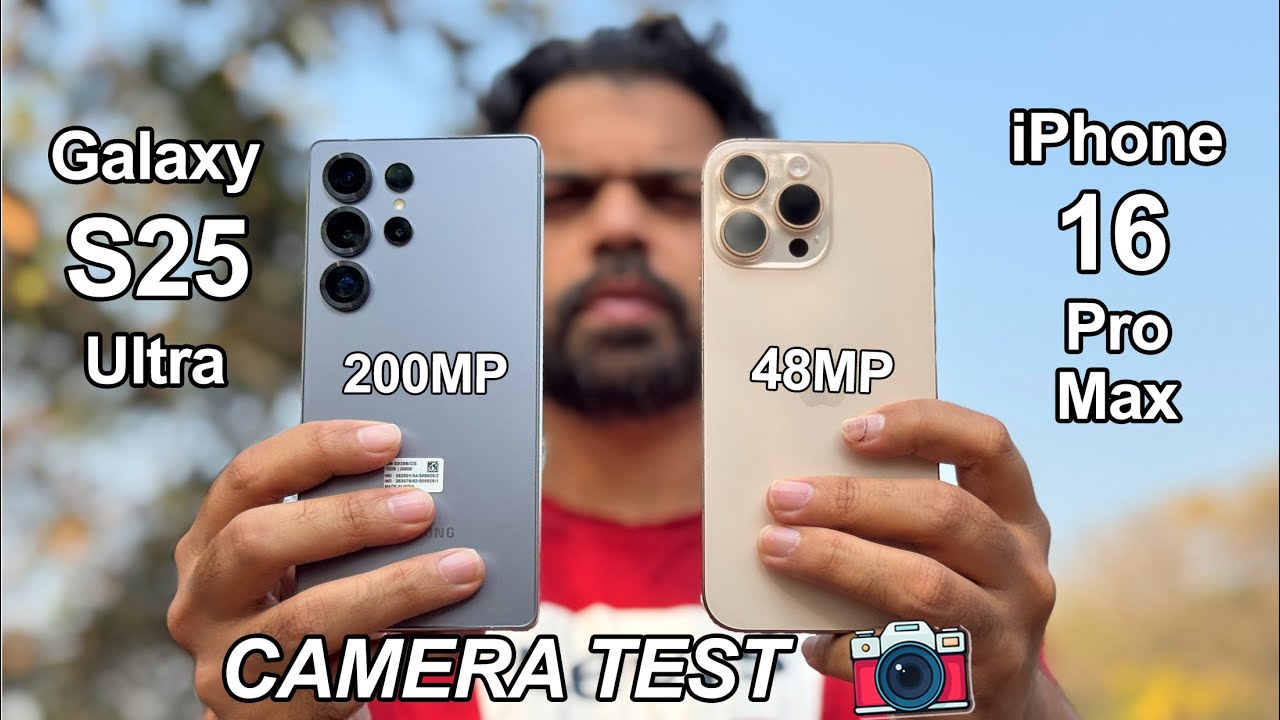 Samsung Galaxy S25 Ultra Vs iPhone 16 Pro Max *DETAILED* Camera Test ...
