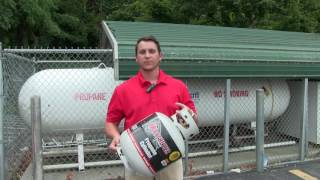 Refilling Propane at Elder's Ace Hardware Knoxville
