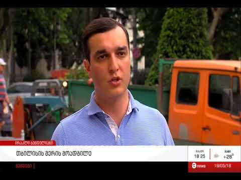 გამწვანება  რუსთაველზე