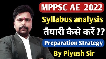 MPPSC AE VACANCY 2022 | MPPSC AE Syllabus Analysis Civil Engg. | MPPSC AE 2022 Preparation Strategy