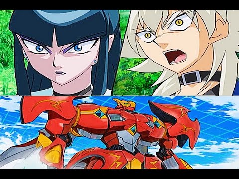 Dan / Anubias & Sellon  vs Zenthon - Bakugan Mechtanium Surge (Episode 2)