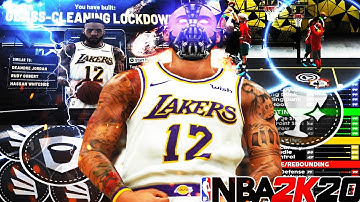 NEW MOST OP CENTER BUILD IN NBA2K20 DEMIGOD GLASSCLEANING LOCKDOWN SLASHER BUILD
