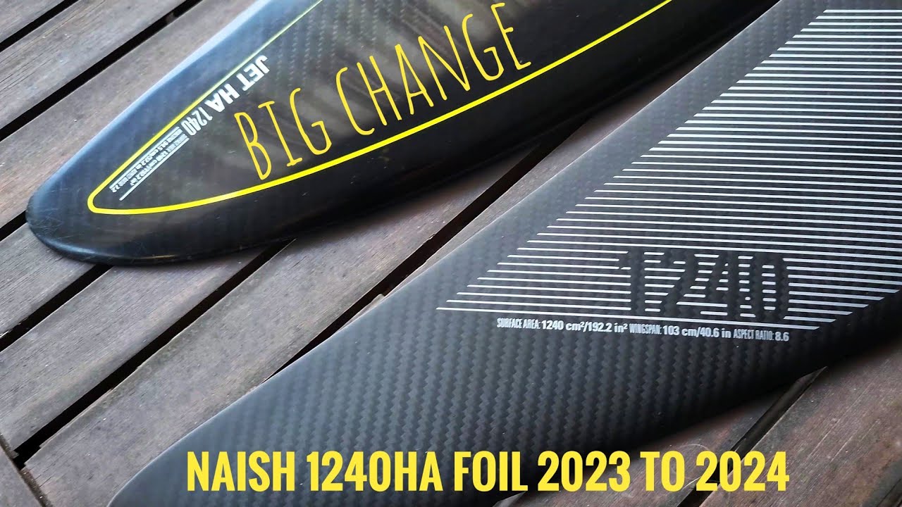 Naish Wing Foil 1240HA Multicolor 2024 compared to the previous
