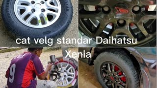 modifikasi velg standar Daihatsu Xenia,harga murah nampak mewah.