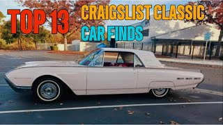 Top 13 Classic Cars Under $20K on Craigslist  | For Sale by Owner!