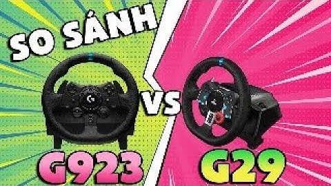 So sánh logitech g25 và g29 năm 2024