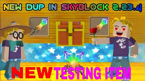New Dup Work 100% Bmgo 2.23.4 || New Duplication Glitch in Blockman Go Skyblock