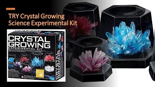 Crystal Growing Science Experimental Kit with 7 Crystal Science Experiments with Skyler