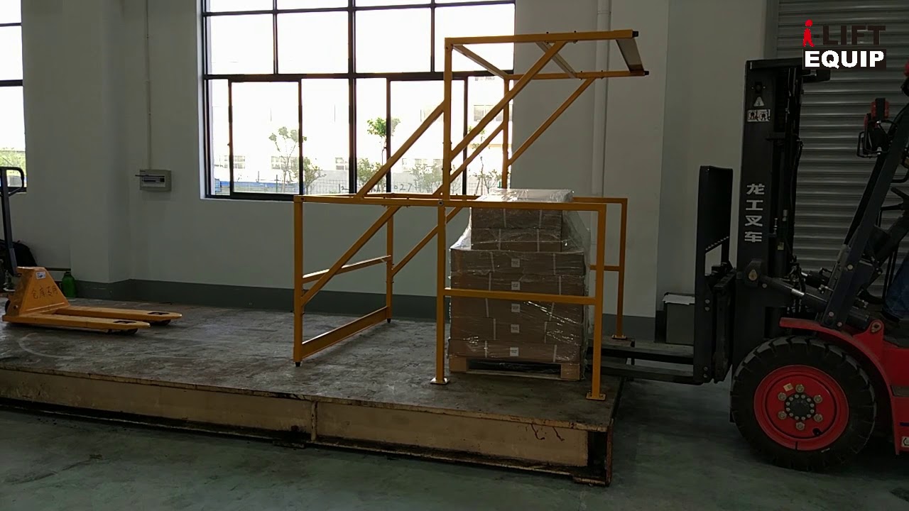 Operation of Mezzanine Safety Swing Gate