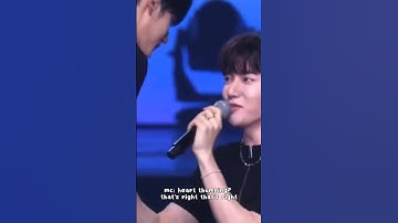 jiwoong’s face makes hao’s heart flutter #woonghao #zb1 #zerobaseone #kimjiwoong #zhanghao #kpop
