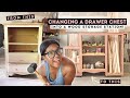 Chest Of Drawers MAJOR Upcycle Project! | DIY Wood Storage Station | Ashleigh Lauren