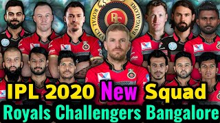 IPL 2020 Royal Challengers Bangalore Full and Final Squad | RCB New Squad in IPL 2020 | RCB Squad