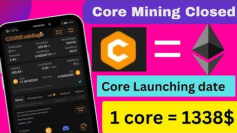 Satoshi Core Mining Closed|Lunching December Update|Core Mining mainnet Launch in 25th
