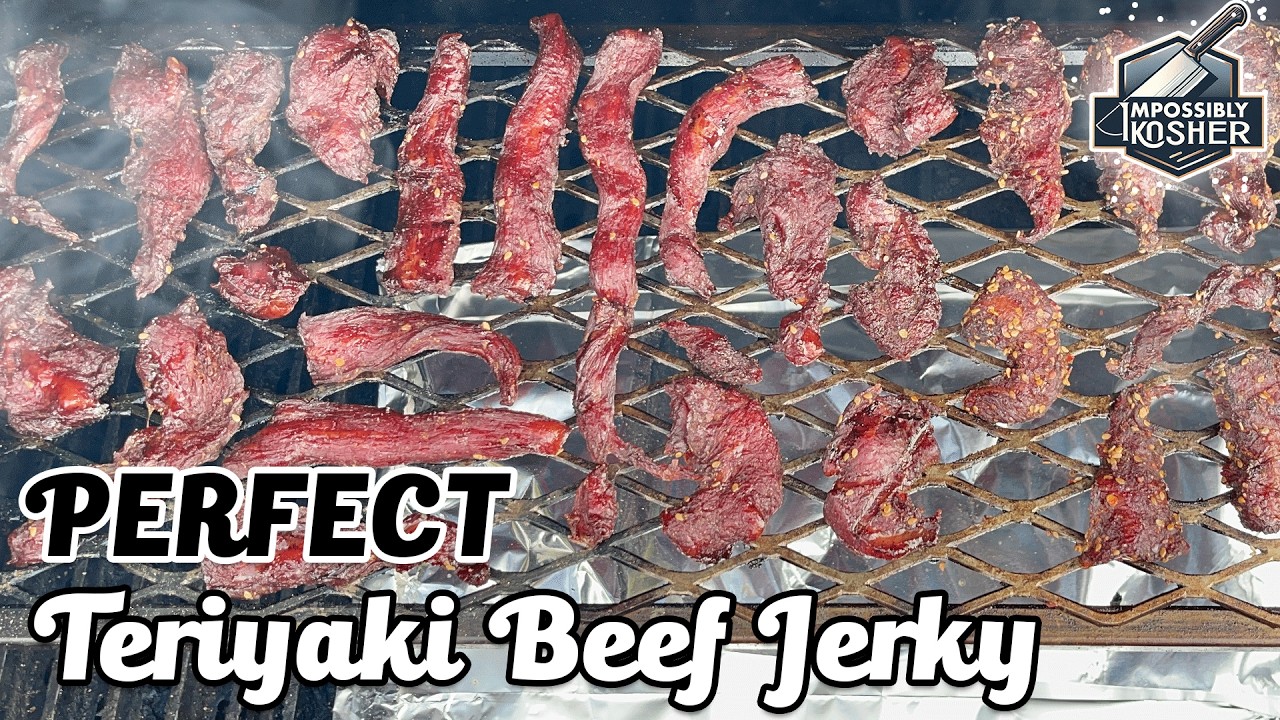 Smoky Teriyaki Beef Jerky 2 Ways | Easy Kosher Recipe on a Yoder ...