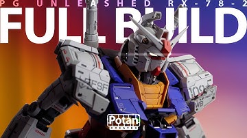 The 152 hours - I painted this $250 Gunpla PG UNLEASHED RX-78-2 Gundam｜ASMR
