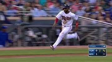 TOR@MIN: Mauer plates Santana with single to center