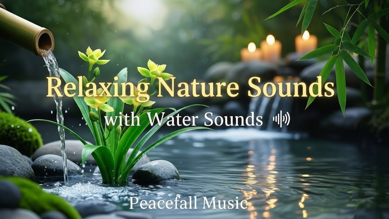 Relaxing Music with Nature Sounds: Peaceful Piano & Guitar for sleep ...
