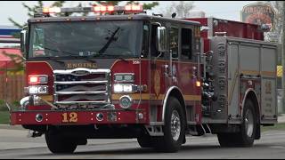Indianapolis Fire, IN - Engine 12 Responding.
