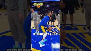 Stephen Curry vs. Luka Doncic TRICK SHOTS!!! 🤯