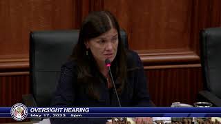 Oversight Hearing - Speaker Therese M. Terlaje - May 17, 2023 5pm