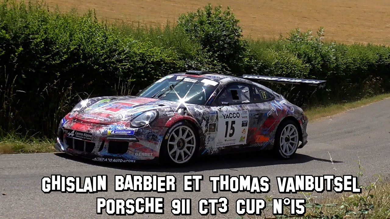 Rallye des Vins Mâcon 2022 - Porsche 991 GT3 Cup N°15 - Ghislain BARBIER et Thomas VANBUTSEL