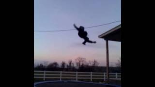 Ashtons Epic Trampoline Fail