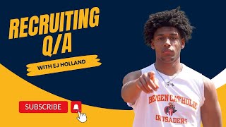 Michigan Football Weekly Recruiting Q/A with EJ Holland  May 29 I #GoBlue