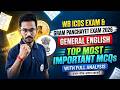 WB Panchayet English Class! WB ICDS Exam 2026 English Class! ICDS Supervisor Exam 2026! By Bijoy Sir