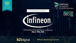 OTCQX Best 50 Virtual Investor Conference – Infineon Technologies AG(OTCQX: IFNNY; IFNNF | FSE: IFX)