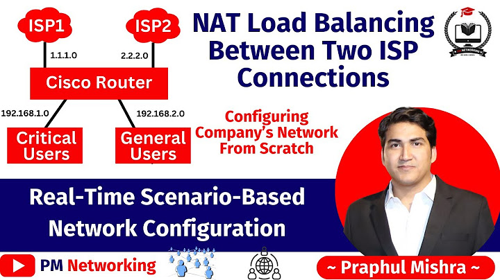 NAT Load Balancing on Router Between Two ISP Connections | Scenario-Based Network Configuration