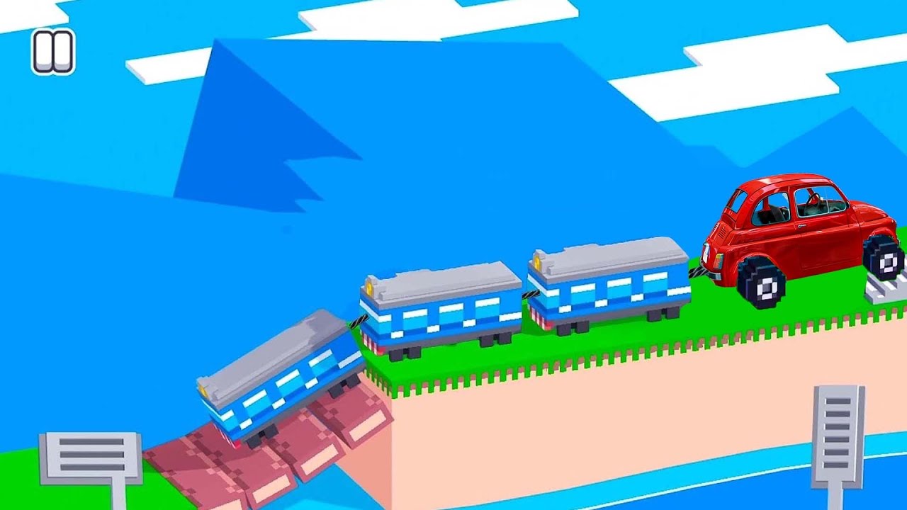 Fancade Drive Super Car, monster truck and long trainand Others All New Levels Gameplay Android,iOS