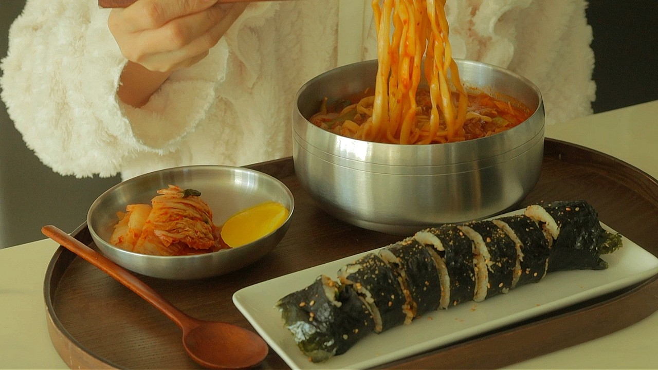 편식쟁이 남편을 위한 집밥 7가지 / 부대찌개, 봄동비빔밥, 청국장, 묵은지 닭볶음탕, 돼지국밥, 갈치조림, 갈릭버터새우덮밥, 봄동김밥, 해장칼국수 / 사골육수 활용법