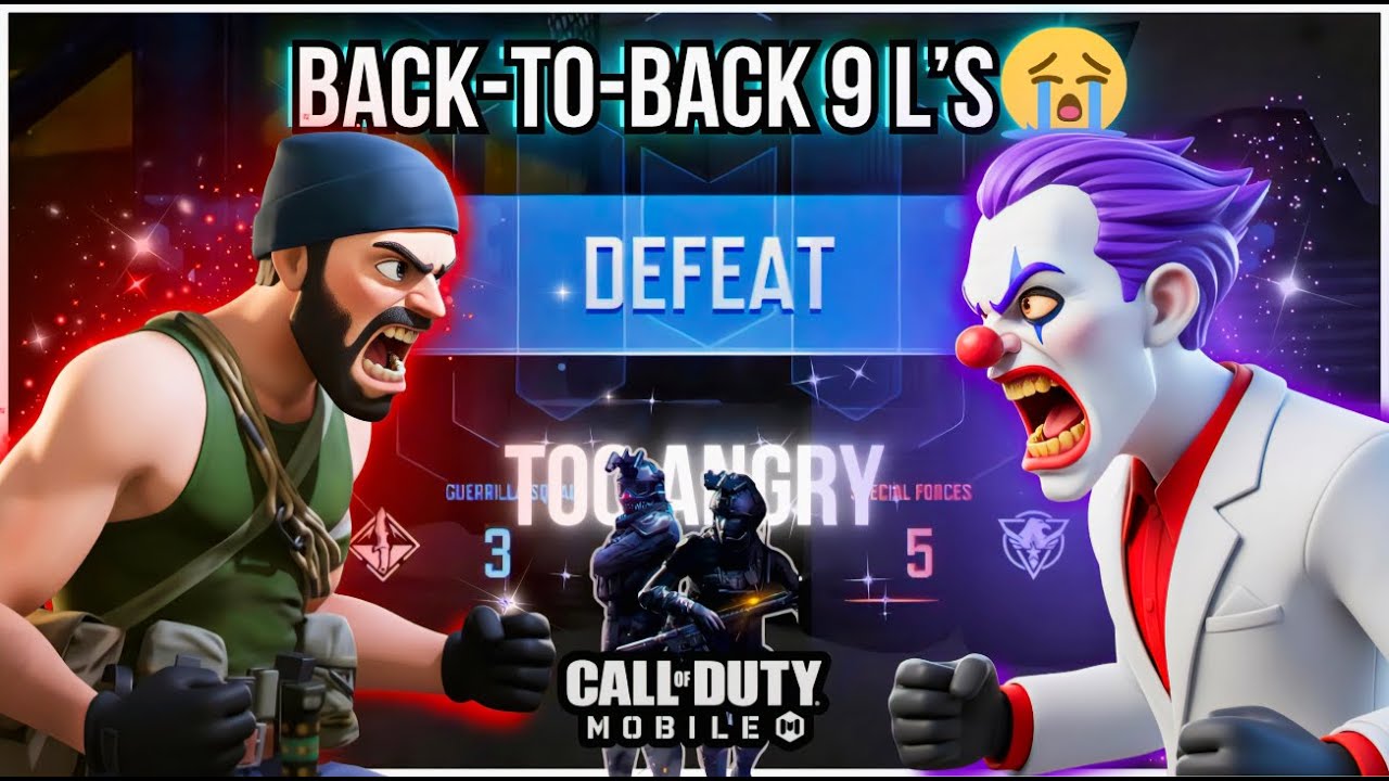 Codm Rage Gamer CODM Rage Mode π‘π₯ | 9 Defeats in a Row, But One Epic Clutch Changed ...